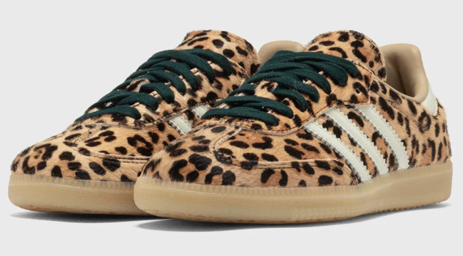 adidas Samba OG Leopard Magic Beige Women's Sneakers